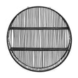 Batu Large Black Rattan Wall Shelf
