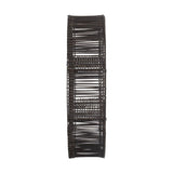 Batu Large Black Rattan Wall Shelf