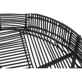 Batu Set Of 2 Black Rattan Side Tables