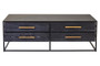 Judd Black Finish 4 Drawer Coffee Table