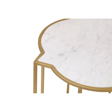 Rabia Set Of 2 Tables With Quatrefoil Top