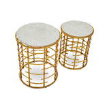 Rabia Set Of 2 Tables With Jupiter Base