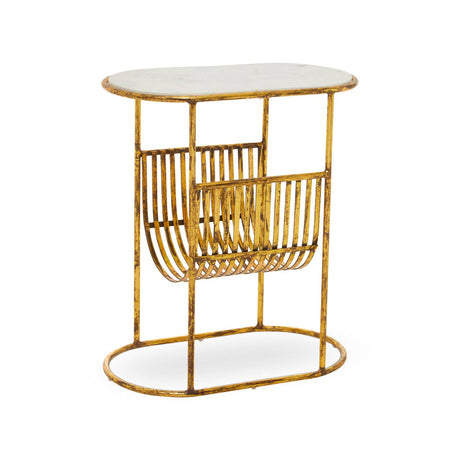 Rabia Table With Magazine Rack