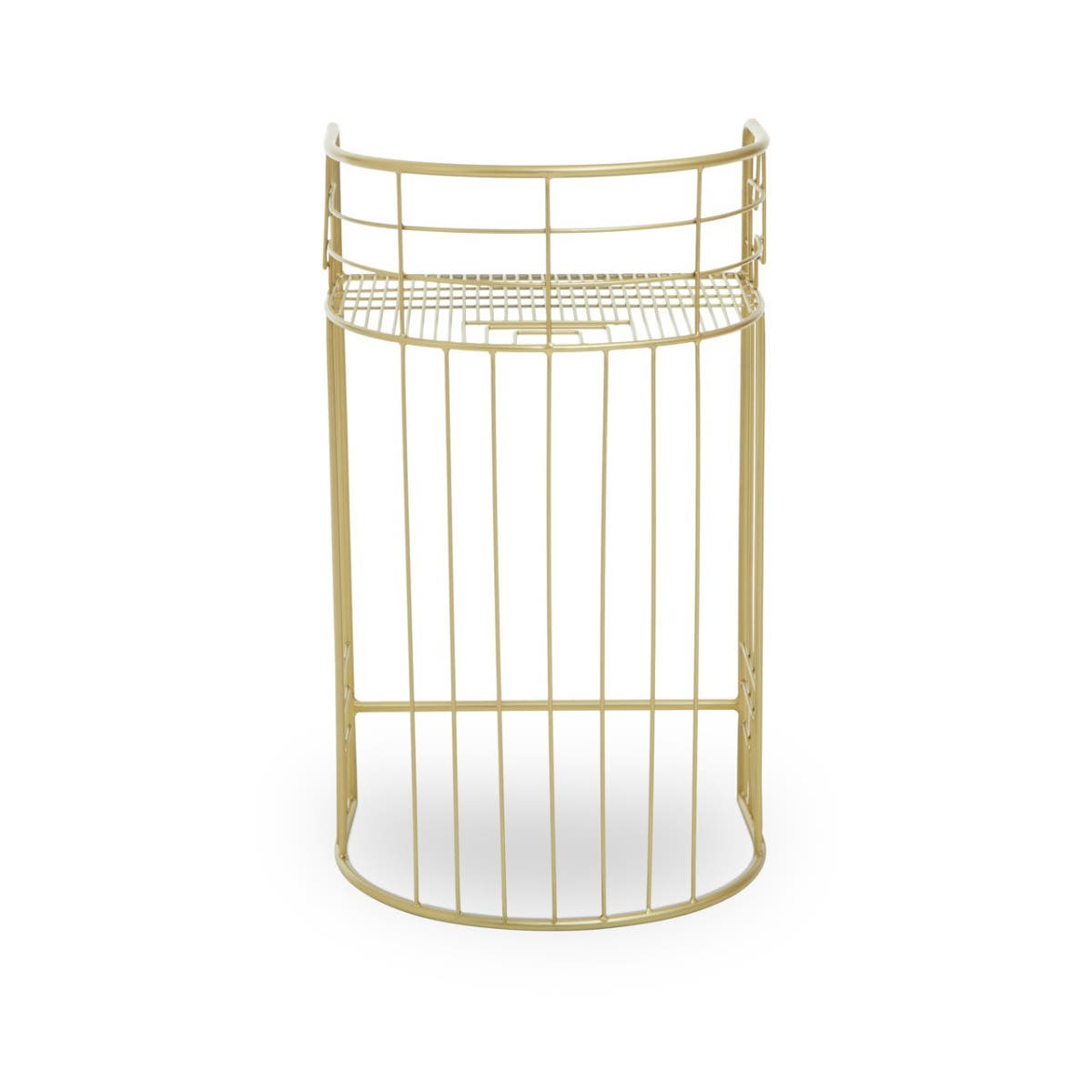 Rabia Gold Finish Lounge Chair