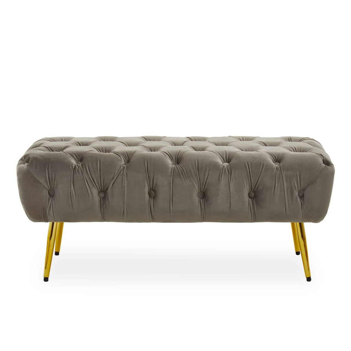 Tamra Gold Leg Footstool