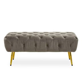 Tamra Gold Leg Footstool