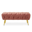 Tamra Gold Leg Footstool