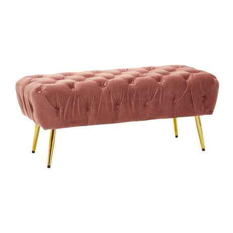 Tamra Gold Leg Footstool