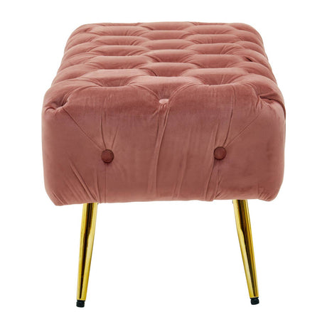 Tamra Gold Leg Footstool
