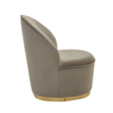 Kids Tamra Gold Base Velvet Chair