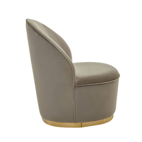 Kids Tamra Gold Base Velvet Chair