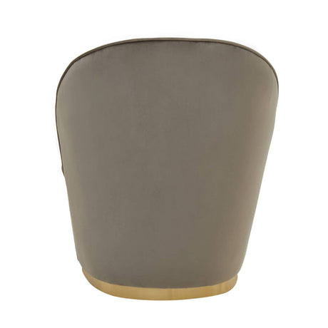 Kids Tamra Gold Base Velvet Chair