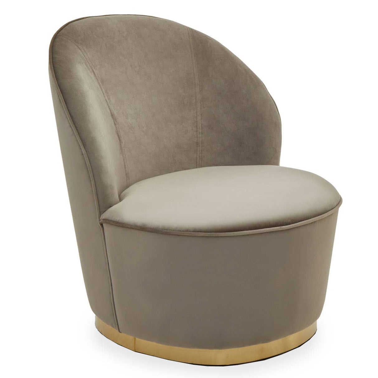 Tamra Velvet Gold Base Chair