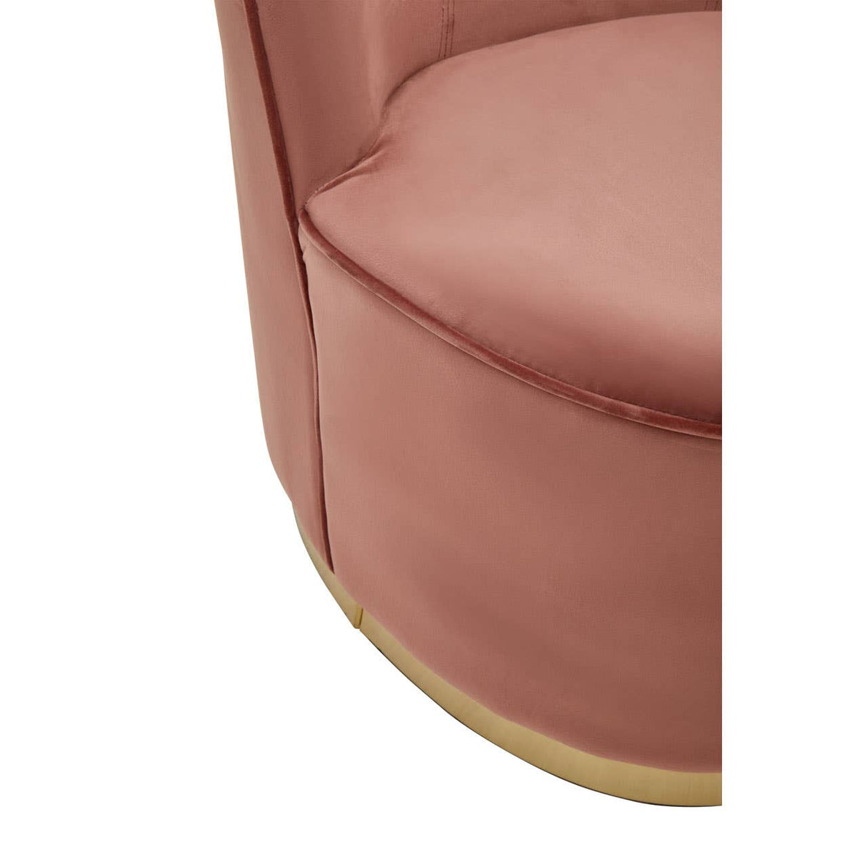 Tamra Velvet Gold Base Chair