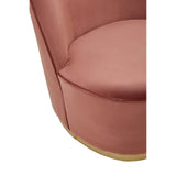 Tamra Velvet Gold Base Chair