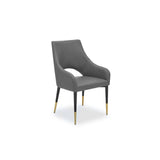 Gilden Grey Leather Effect Dining Chair