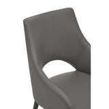 Gilden Grey Leather Effect Dining Chair