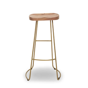 Nandri Acacia Wood Bar Stool