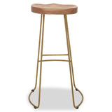 Nandri Acacia Wood Bar Stool
