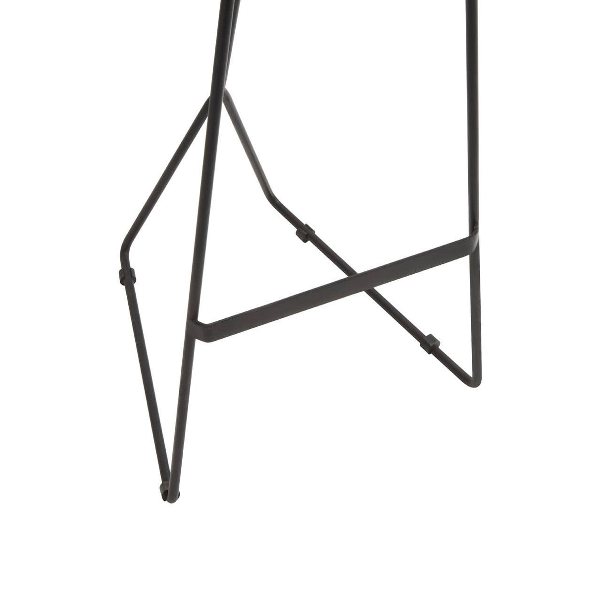 Nandri Distressed Brown Leather Bar Stool