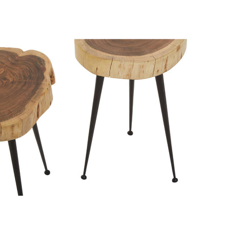 Nandri Set Of 2 Acacia Wood Side Tables