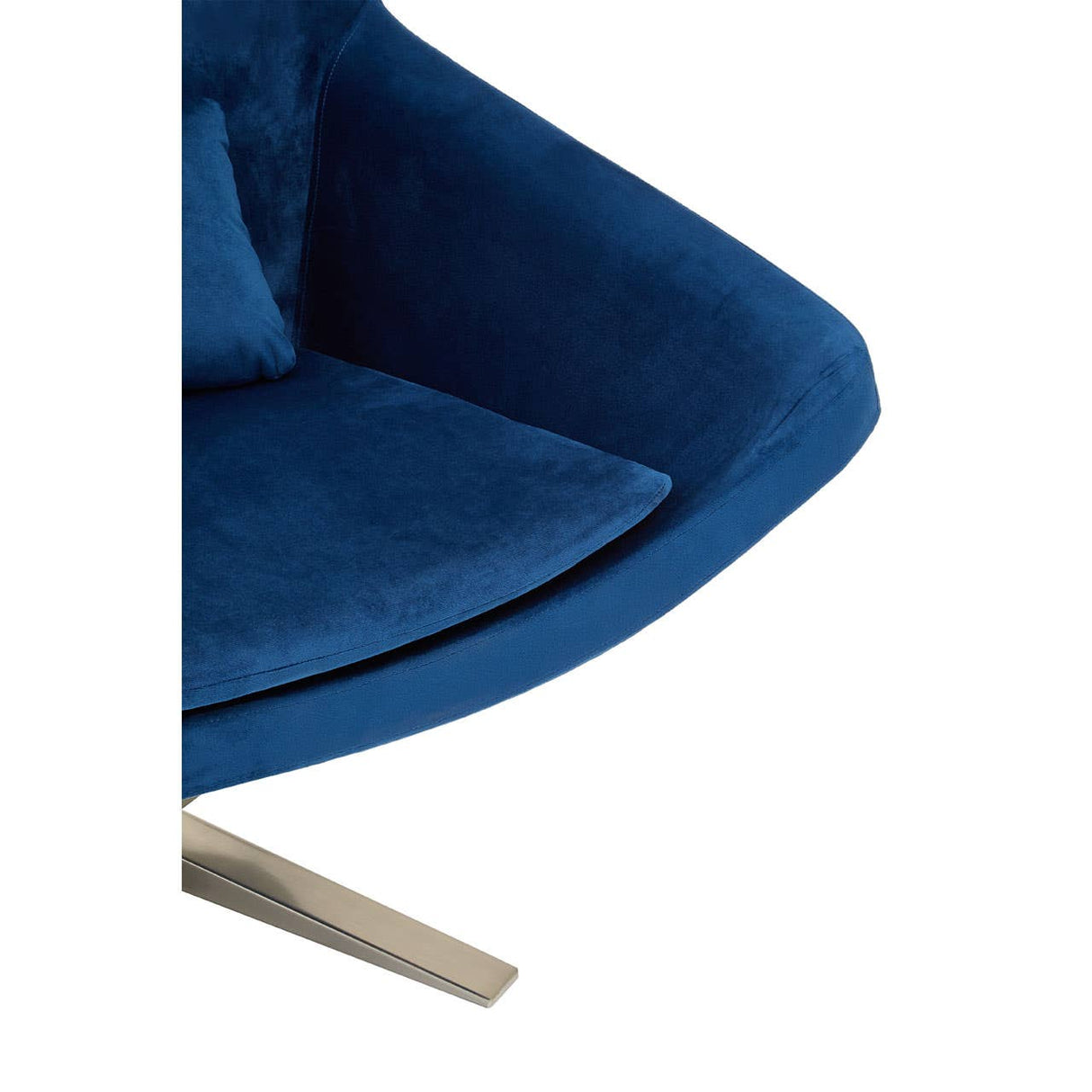 Kalo Navy Velvet Armchair