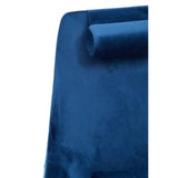 Kalo Navy Velvet Armchair