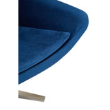 Kalo Navy Velvet Armchair