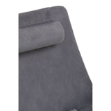 Kalo Grey Velvet Armchair