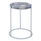 Inventivo Ivory And Silver Agate Side Table