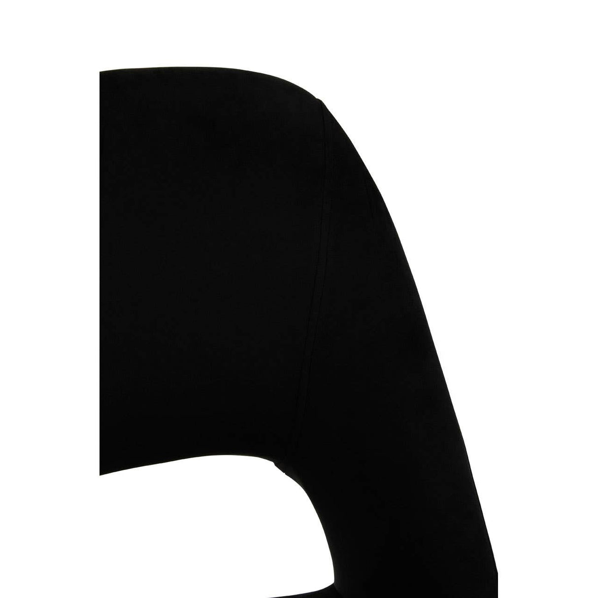 Warren Black Velvet Dining Chair