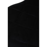 Warton Black Velvet Bar Chair