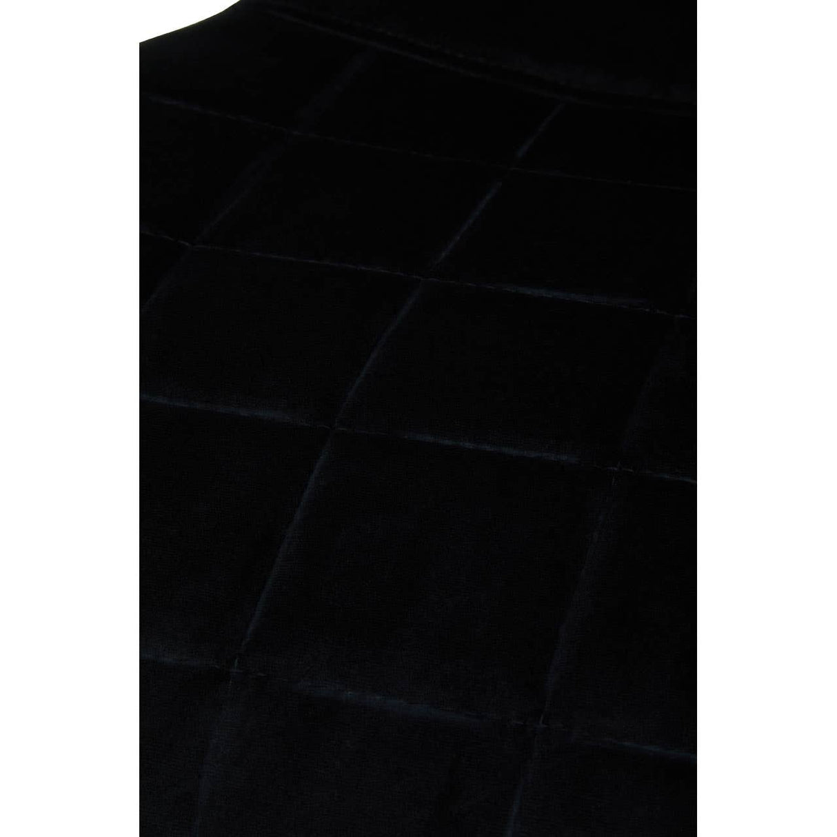 Warton Black Velvet Dining Chair