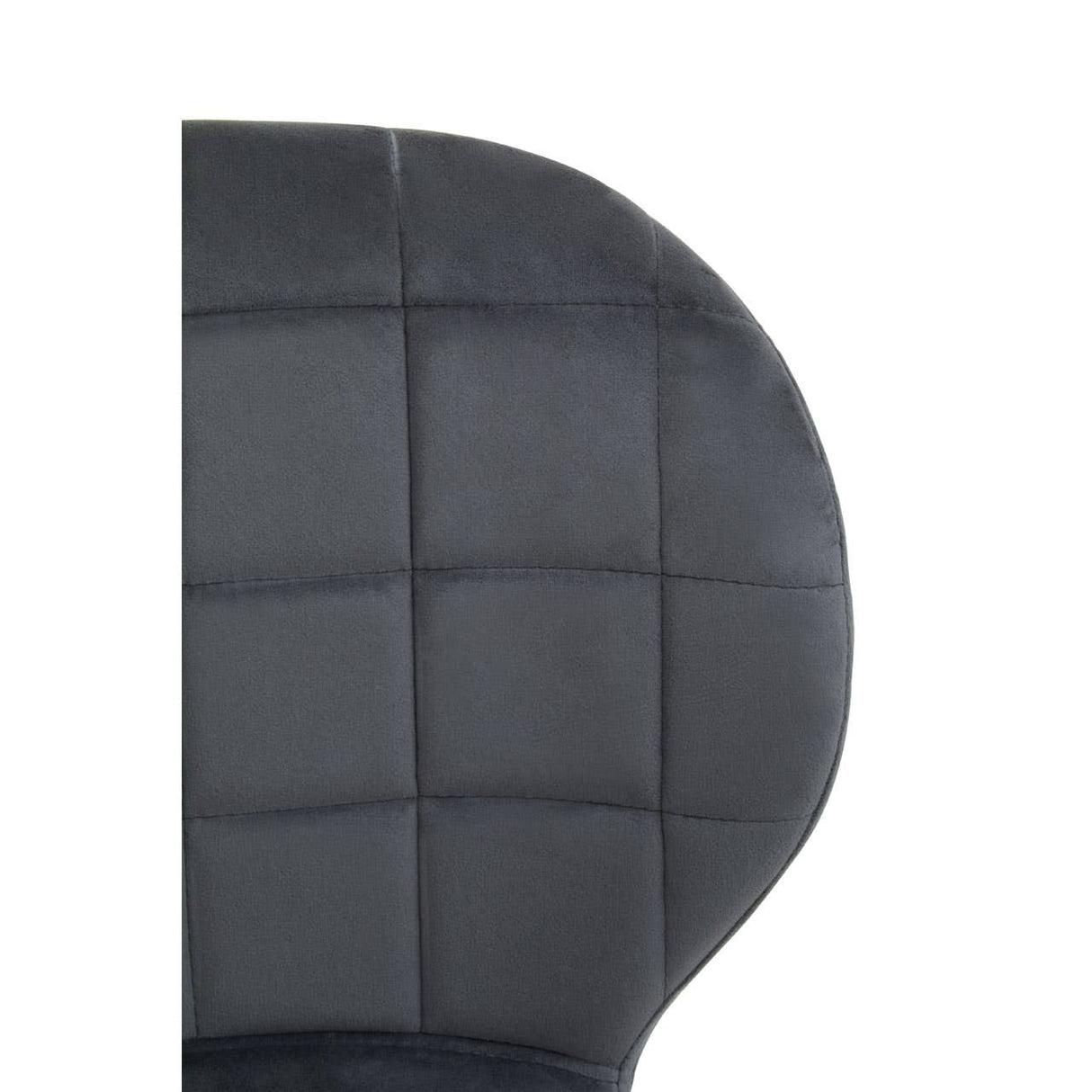 Warton Grey Velvet Dining Chair