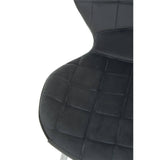 Warton Grey Velvet Dining Chair