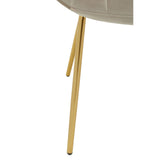 Warton Mink Velvet Dining Chair