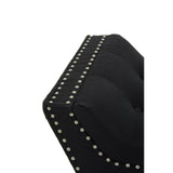 Alea Black Fabric Bench