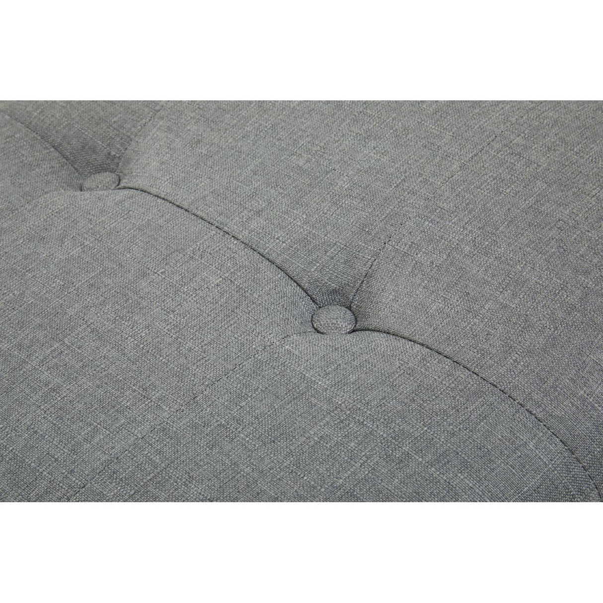 Alea Grey Fabric Bench