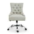 Anita Natural Velvet Office Chair