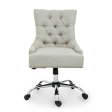 Anita Natural Velvet Office Chair