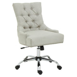 Anita Natural Velvet Office Chair