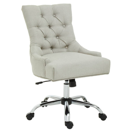 Anita Natural Velvet Office Chair