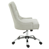 Anita Natural Velvet Office Chair