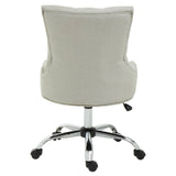 Anita Natural Velvet Office Chair