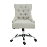 Anita Natural Velvet Office Chair