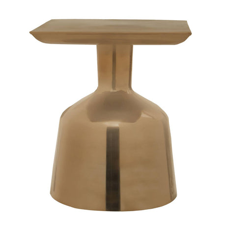 Pazo Gold Finish Side Table