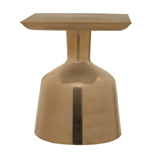 Pazo Gold Finish Side Table