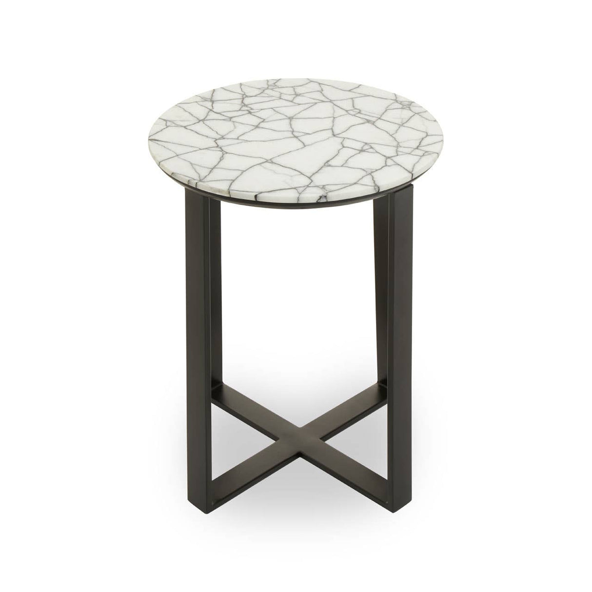 Marmara Marble Top Side Table