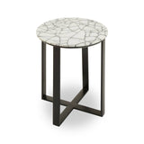 Marmara Marble Top Side Table