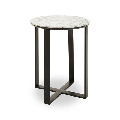 Marmara Marble Top Side Table